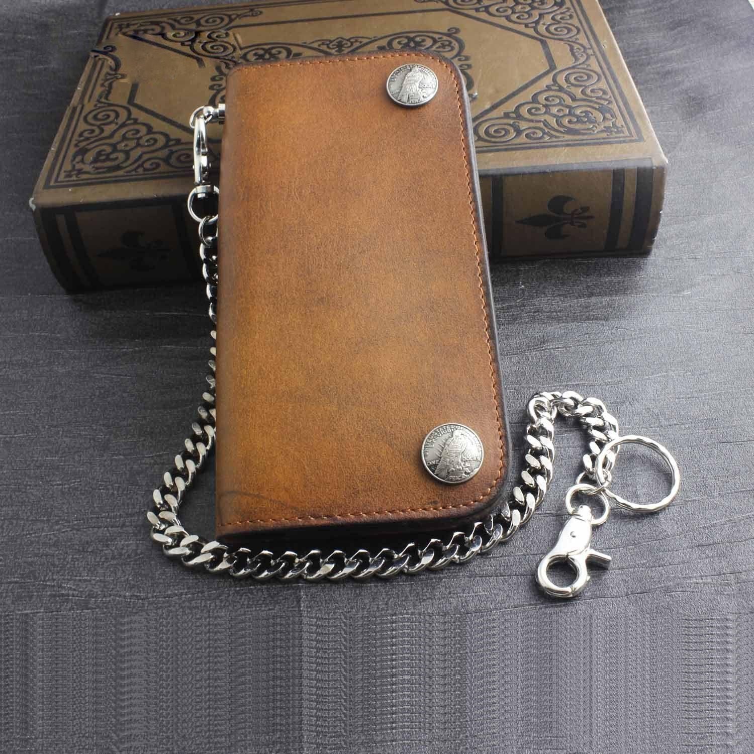 1Genuine_Leather_Mens_Chain_Wallet_Biker_Wallet_Cool_Leather_Wallet_Long_Trucker_Wallets_for_Men_4